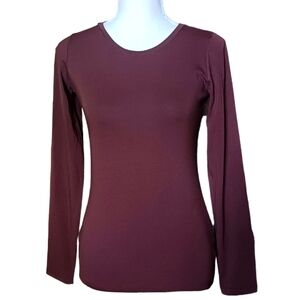 Tahari T-shirt Long Sleeves Brown